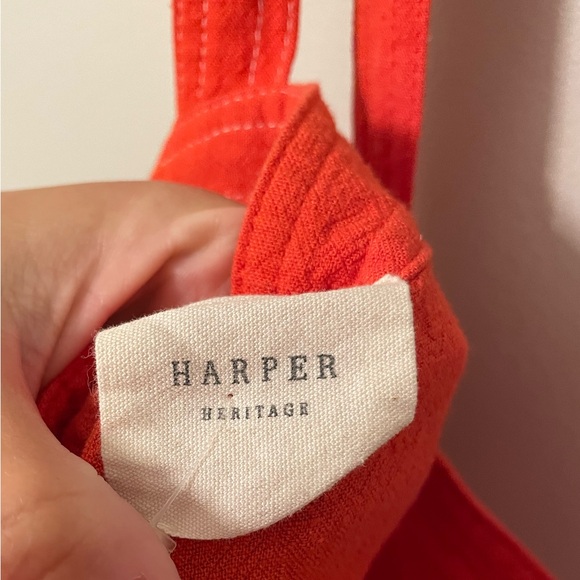 Harper Heritage crop button down tank - Picture 3 of 3